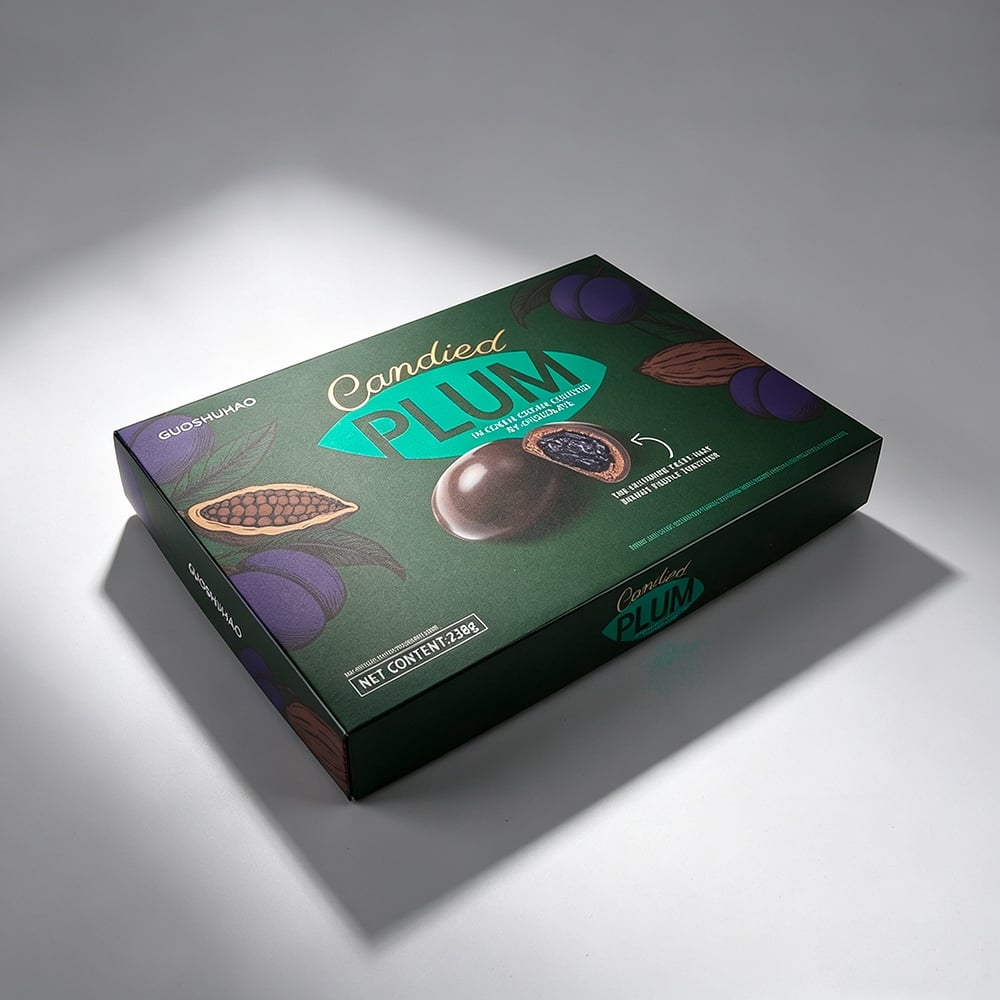 Wholesale OEM Custom Printed Cardboard Premium Gift Box Lid and Base Packaging Manufacturer Cookie Box