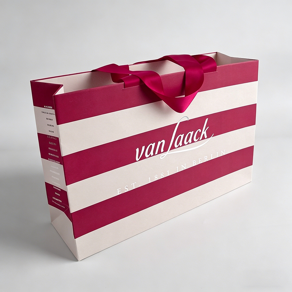 Eco-Friendly Paper Gift Bags Christmas Design