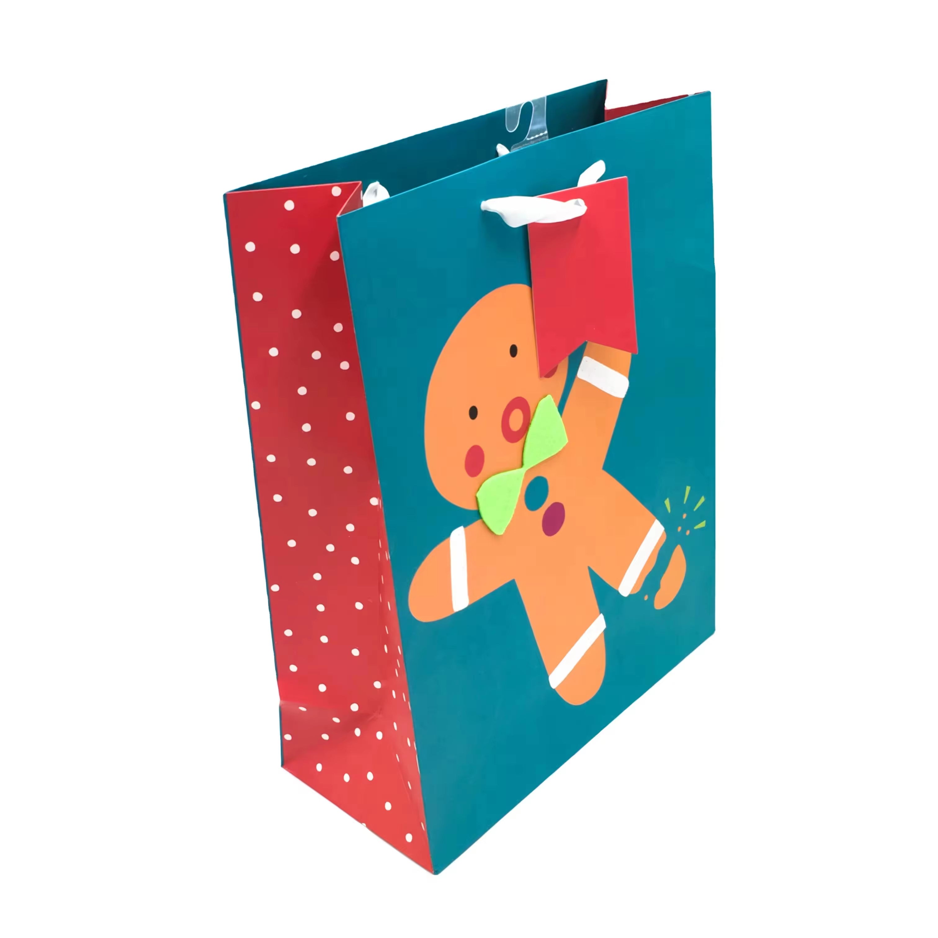 Custom Printed Manufacturer Sustainable Eco-friendly Promotion Fashion and Handmade White Gift Paper Bag Shopping Bag