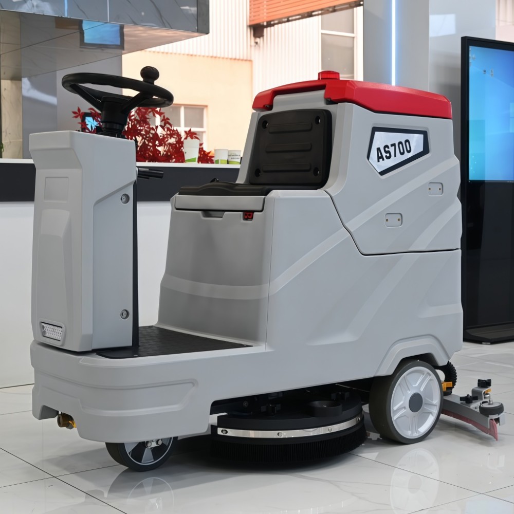 Professional CE Certified Driving Type Automatic Battery Powered 24V Large Water Tank High Efficiency Industrial Shopping Mall Floor Scrubber