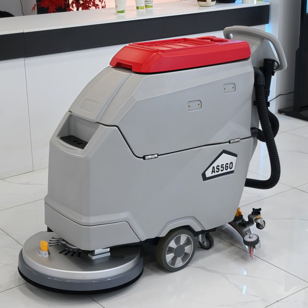 Walk Behind Hand Push Single Disc Electric Cleaning Brush Dryer Scrubbing Price Mini Machine Floor Scrubber for Cleaning