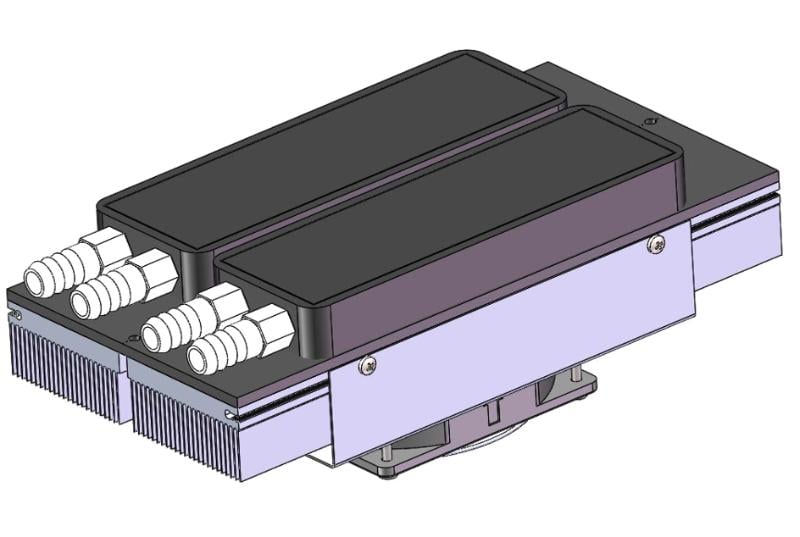 Peltier Air to liquid Cooling System  AL-200-24 