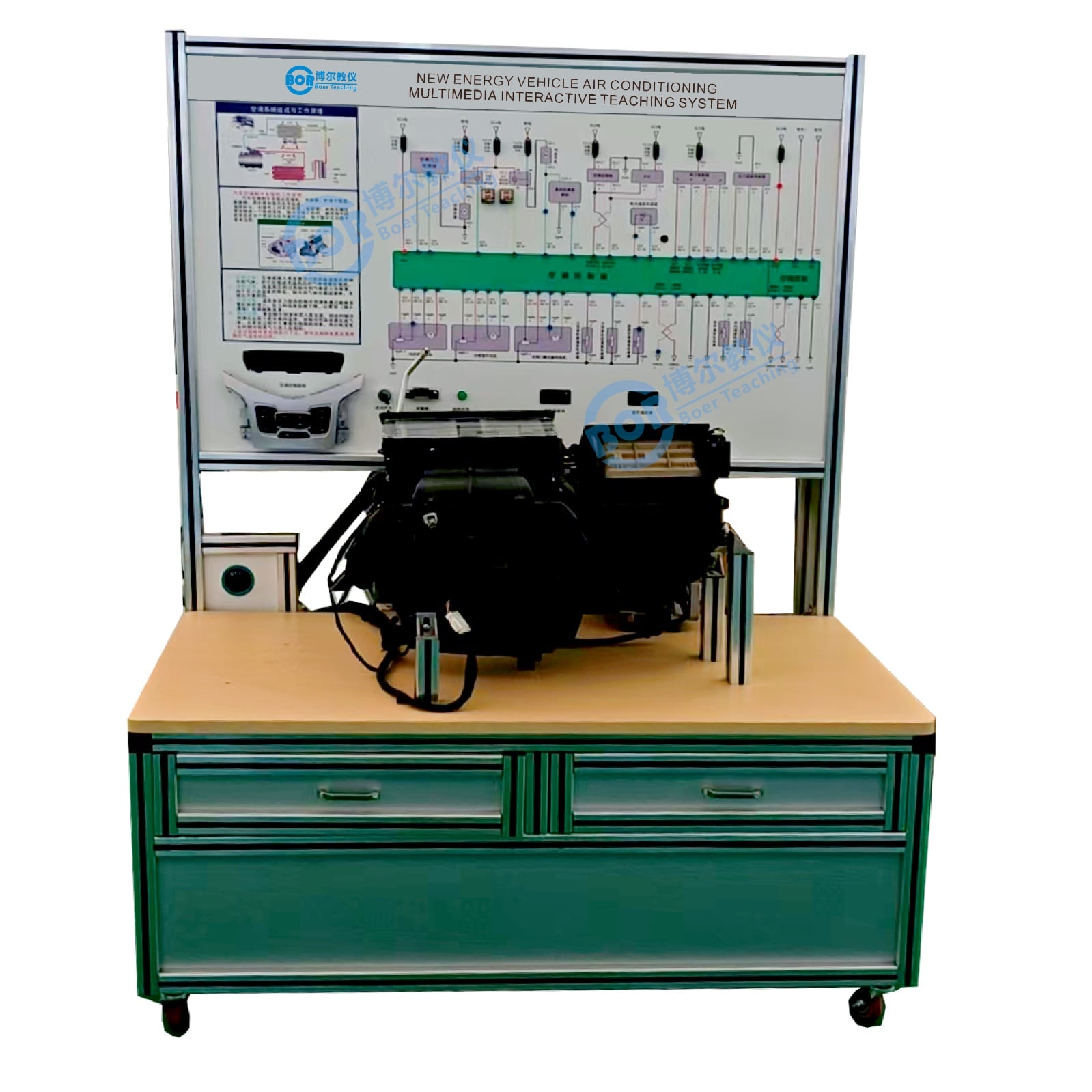 New Energy Vehicle Air Conditioning Multimedia Interactive Teaching System
