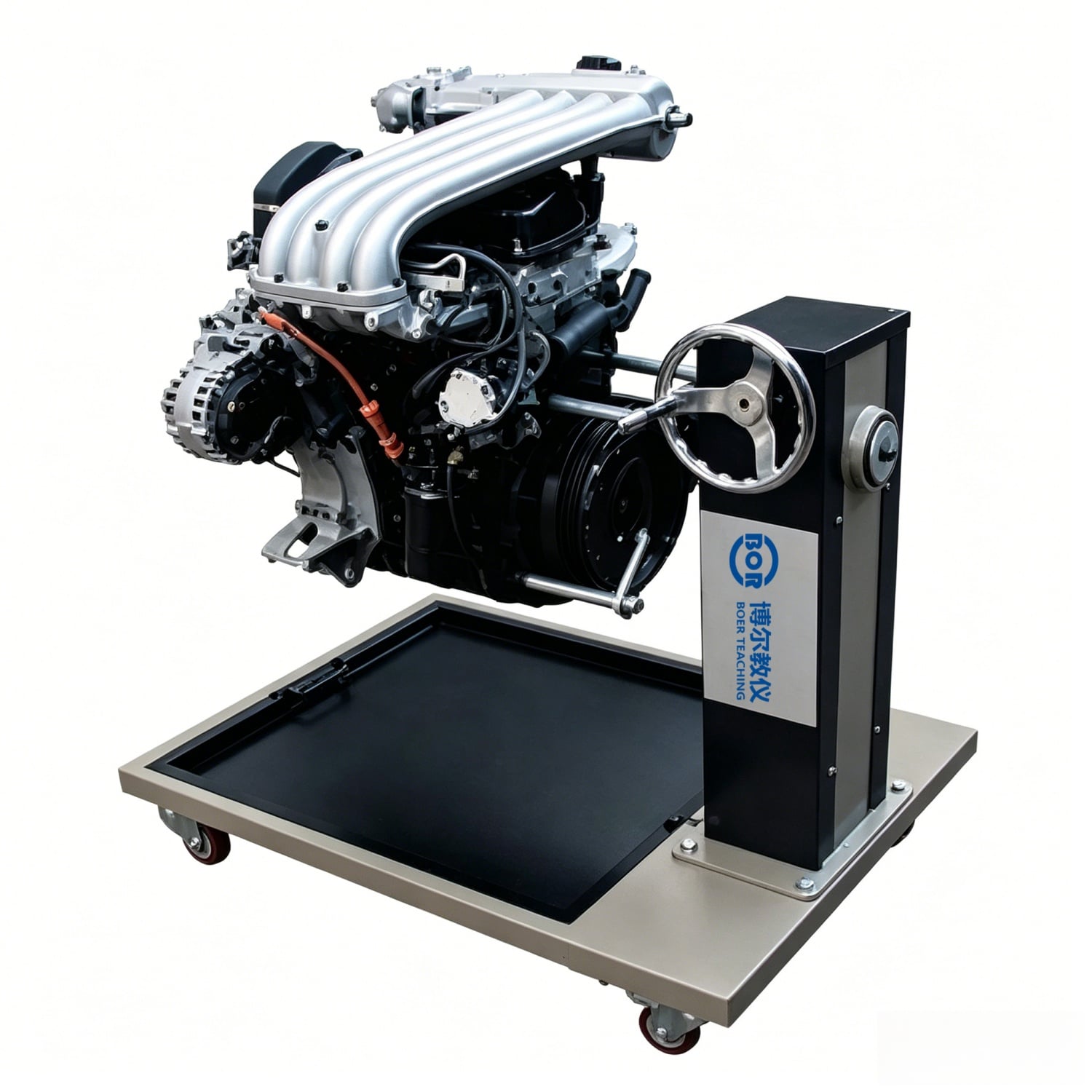 Gasoline Engine Disassembly and Assembly Tilting Platform