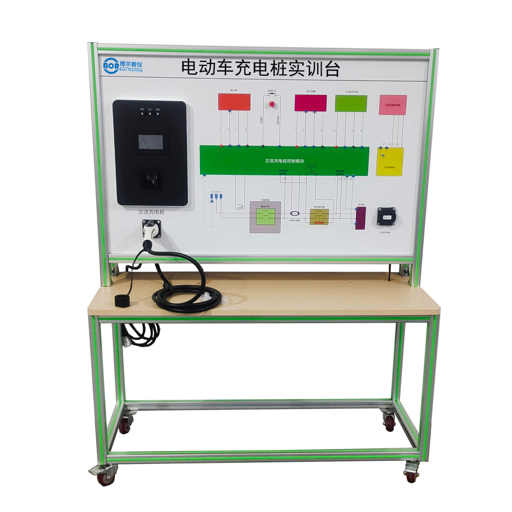 Electric car DC charging pile training board