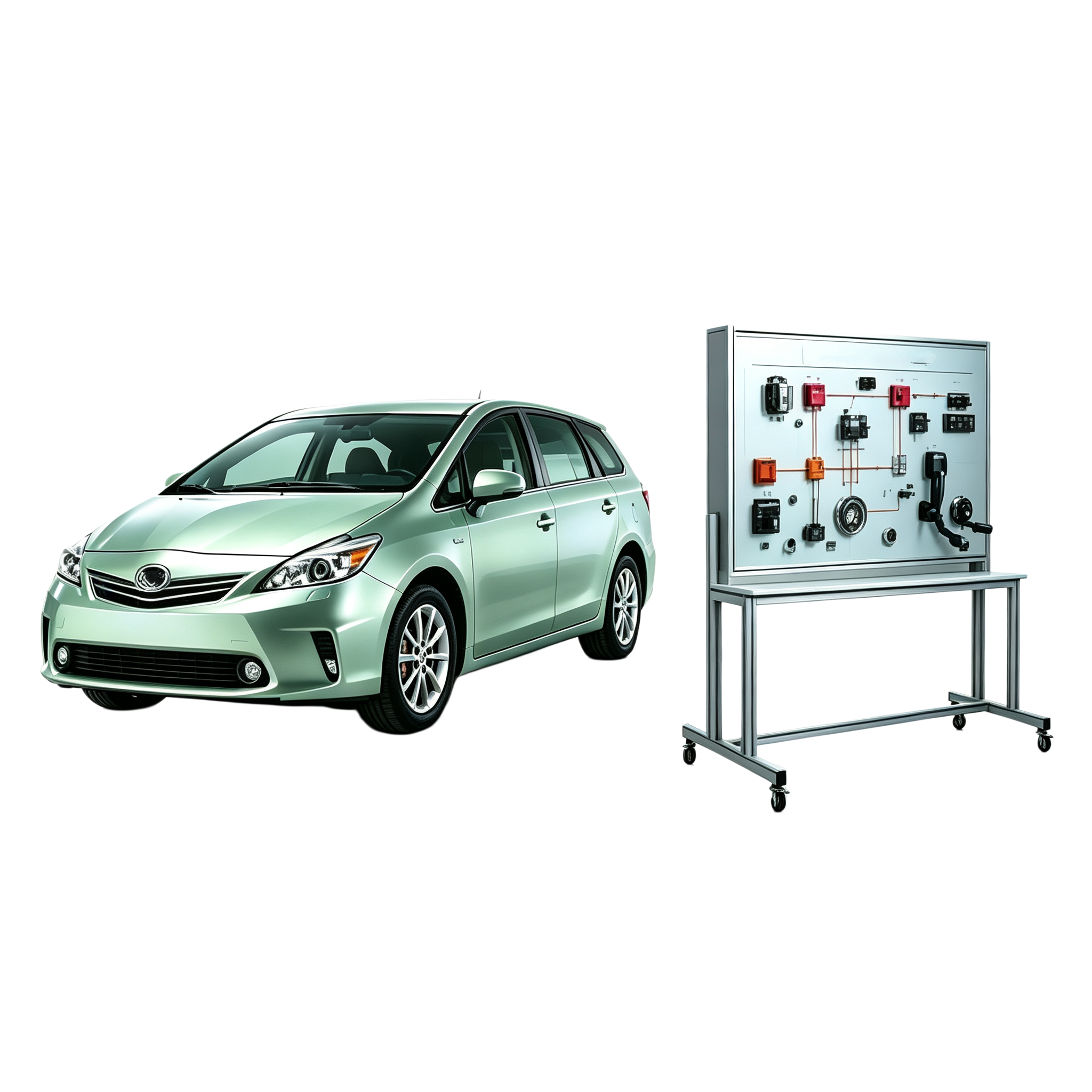 Online Testing and Training Equipment for Pure Electric Vehicles