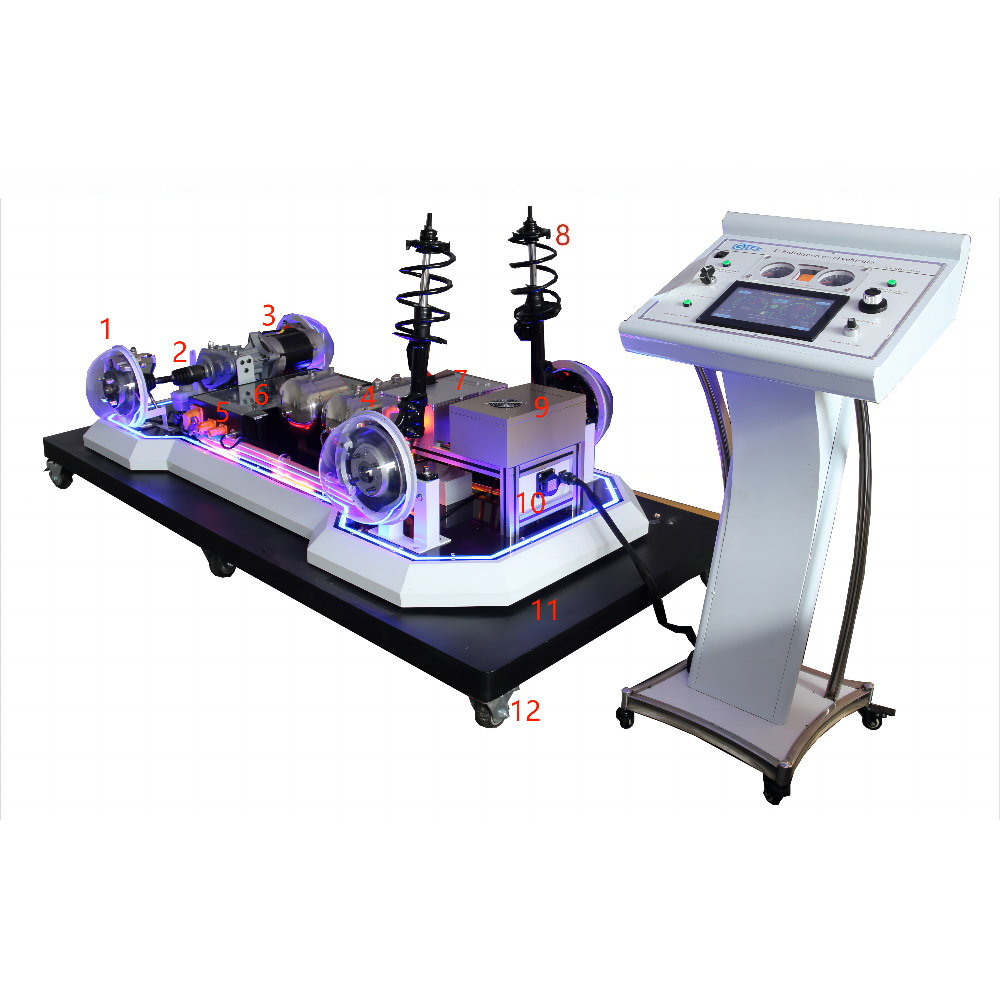 Integrated teaching and training platform for hydrogen fuel cells