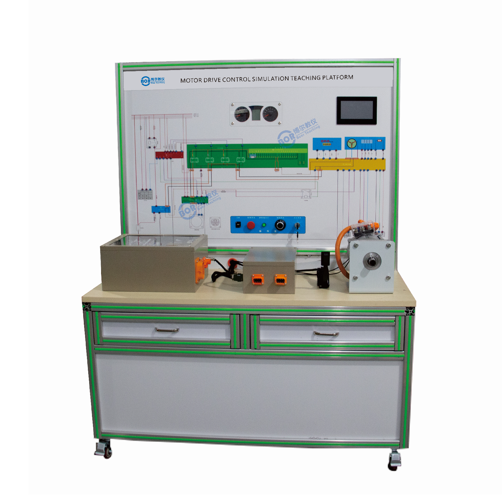 Motor drive control simulation teaching platform