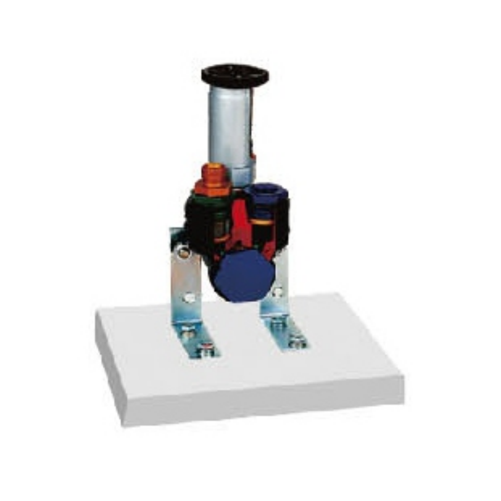 One-way diesel fuel pump dissected model