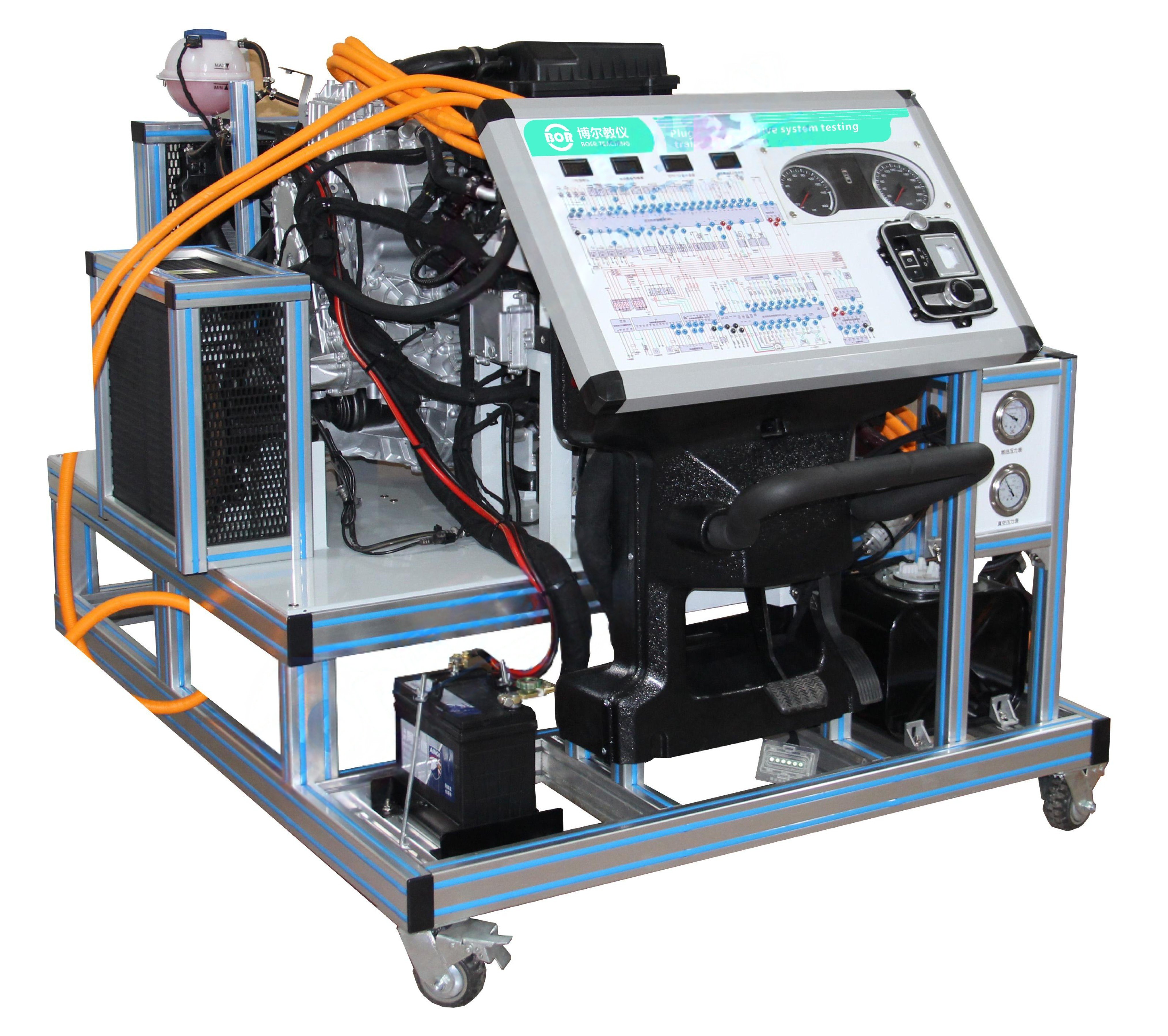 Plug-in Hybrid Drive System Testing and Training Platform