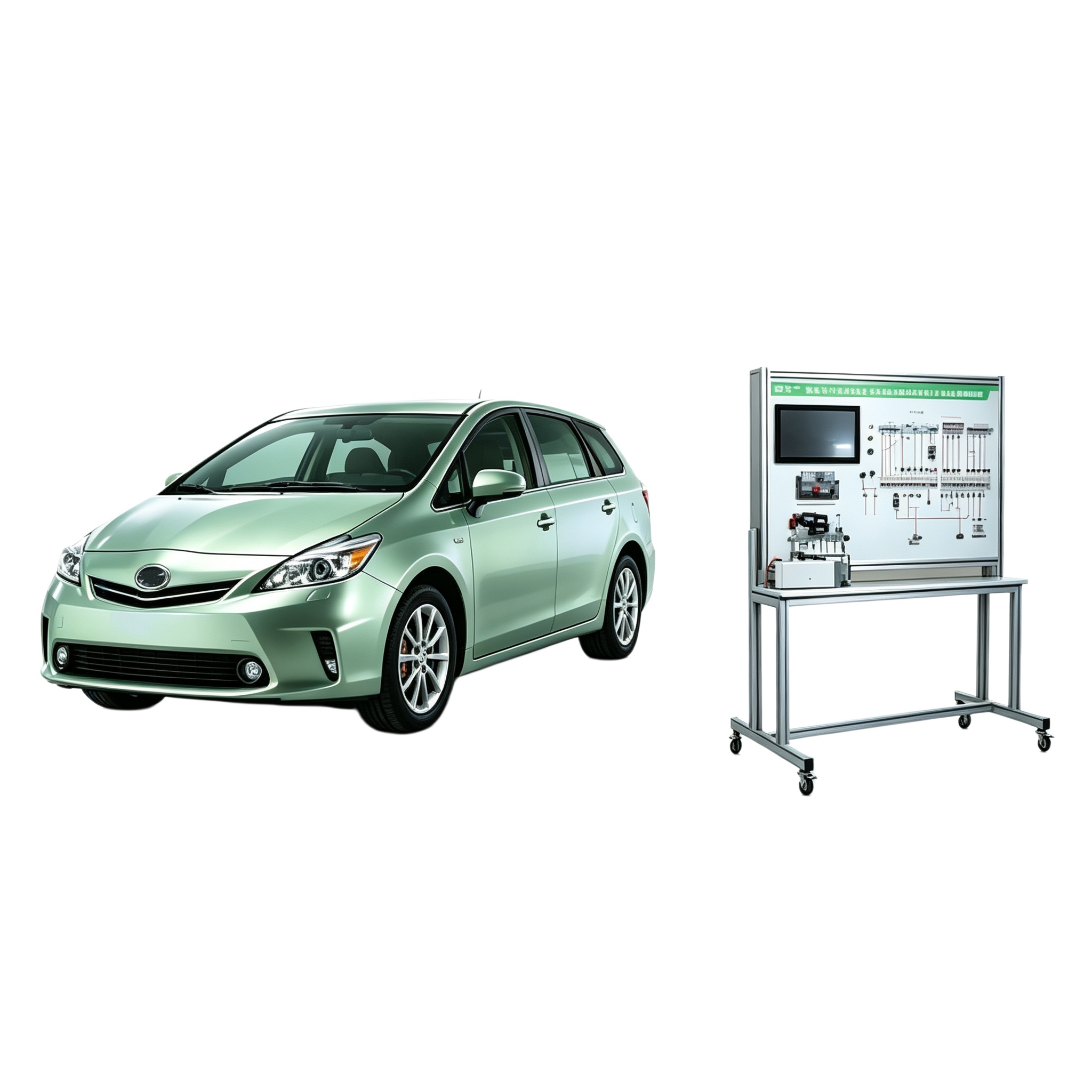 Hybrid Electric Vehicle Online Testing and Training Equipment