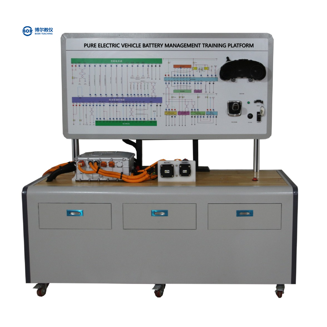 Pure Electric Vehicle Battery Management Training Platform