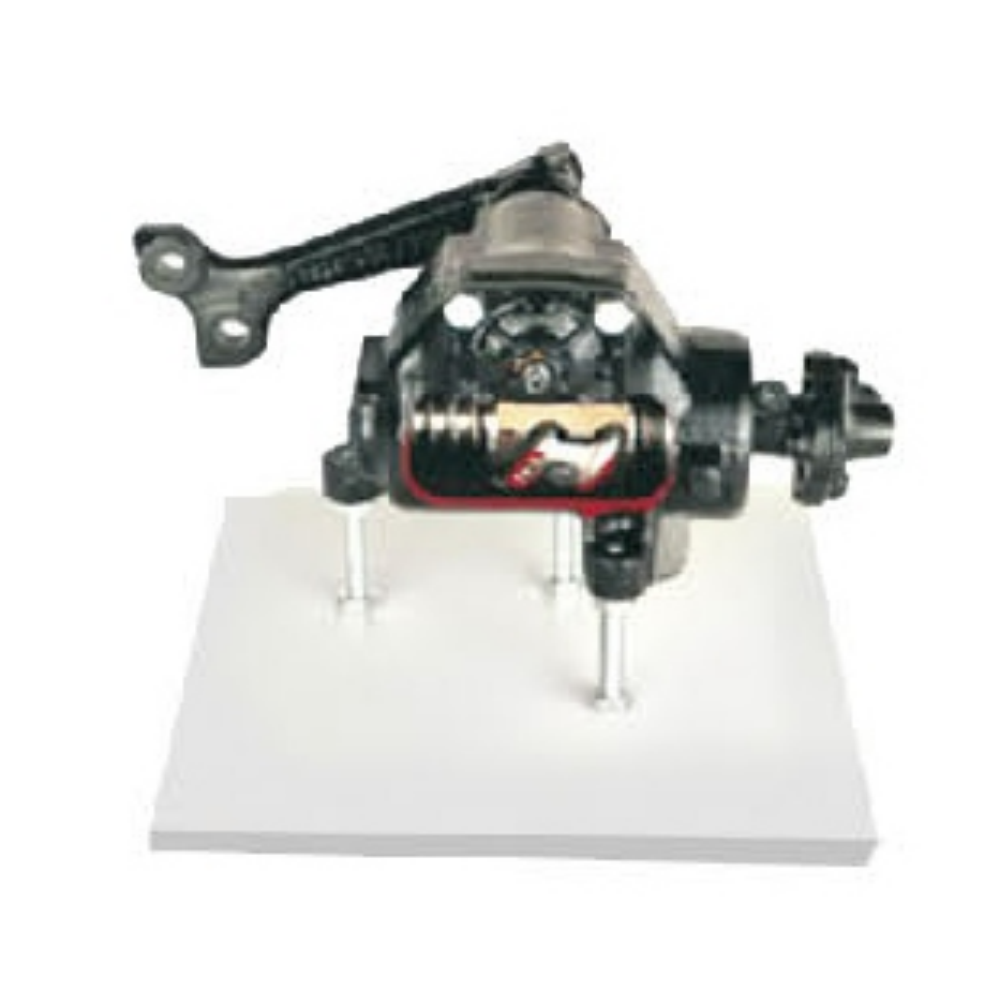 Recirculating ball power steering dissected model