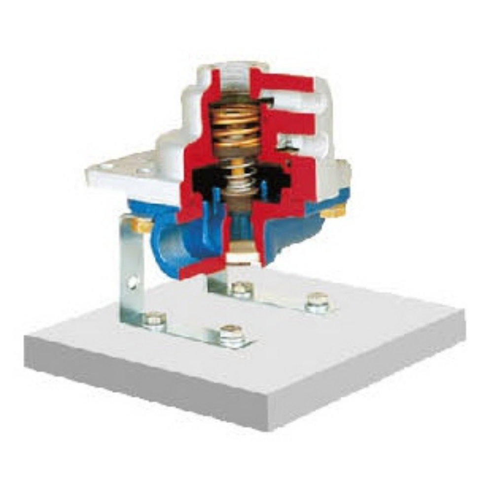 Idle air valve dissected model