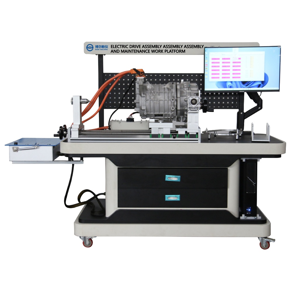 Electric drive assembly, adjustment and maintenance work platform
