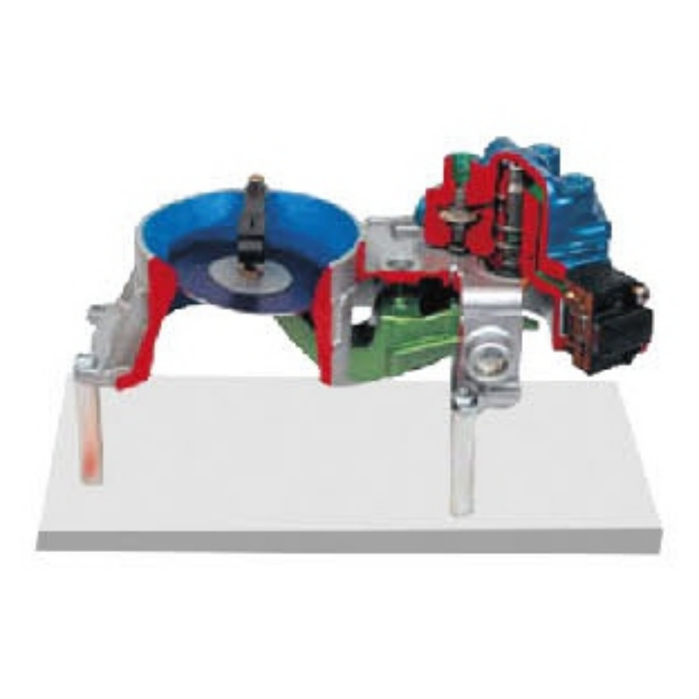 Oil-air mixing control device anatomical model