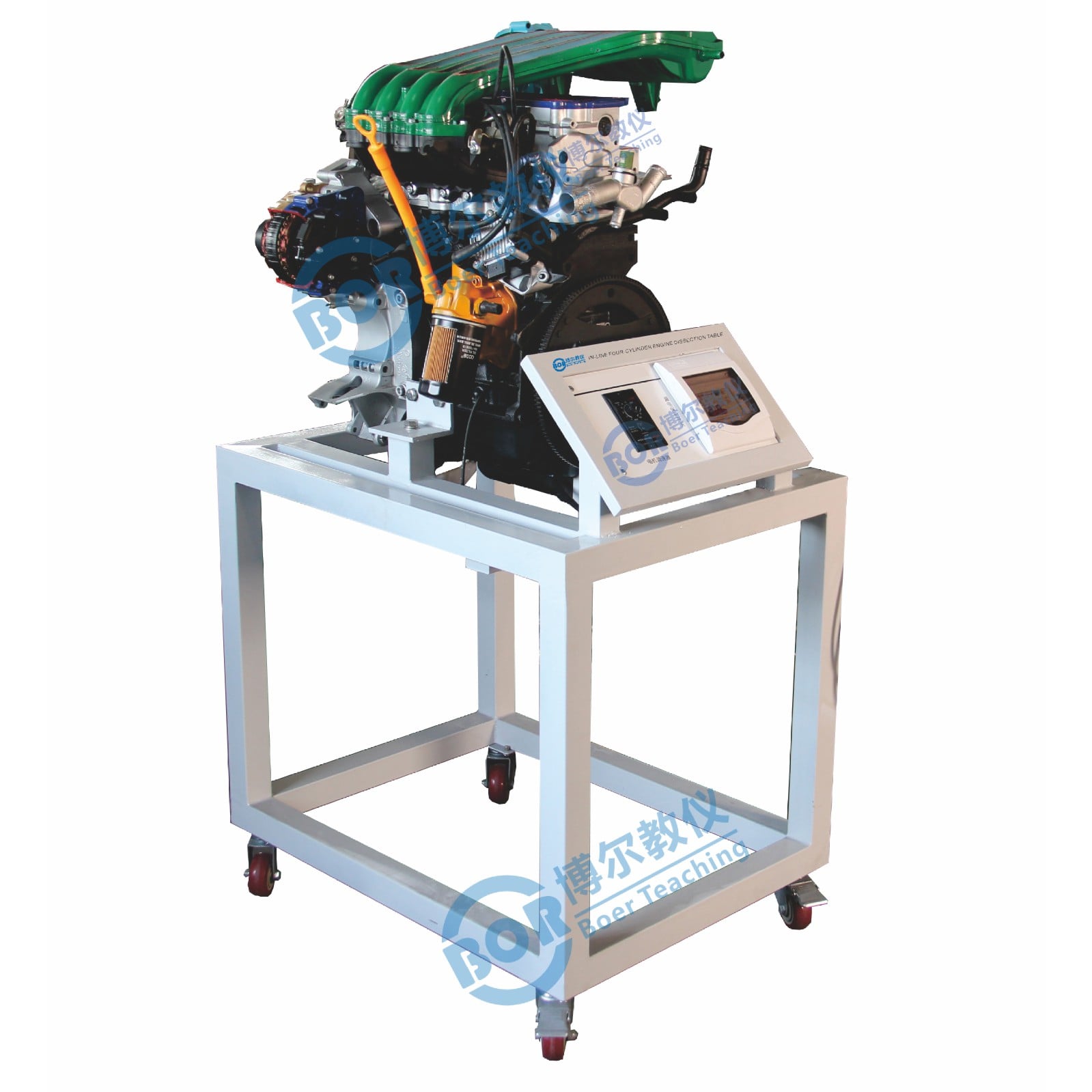 Mesa de disección de motor directo de cuatro cilindros