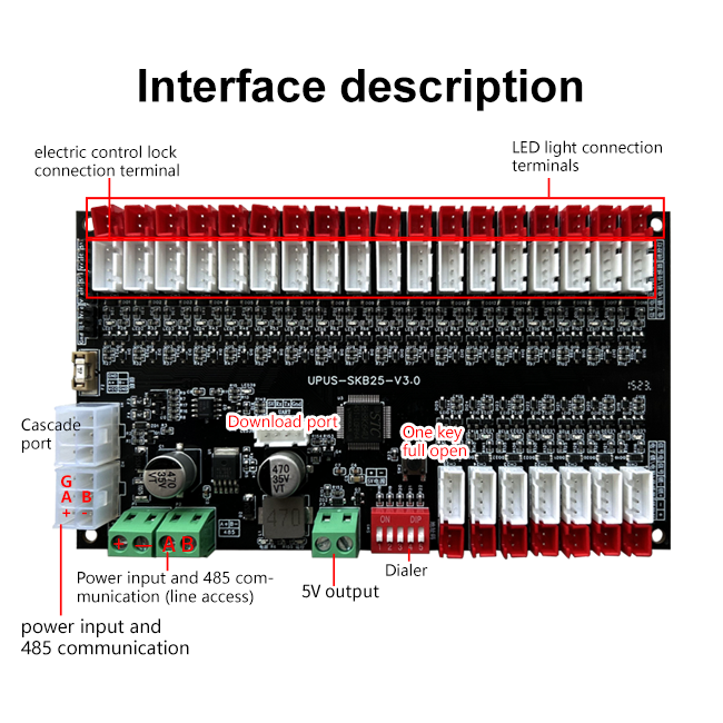 Custom Pcb Board Pcba Assembly Locker Control Smart Lock Board