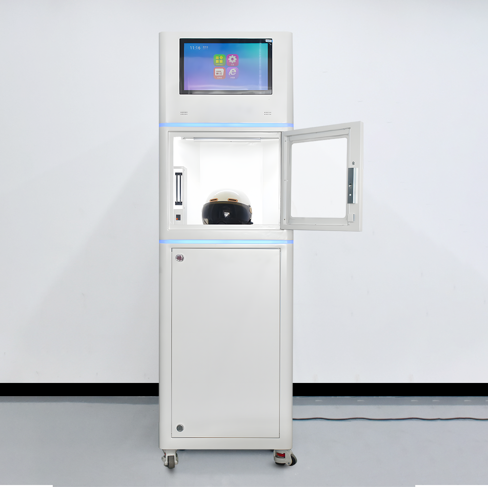UPUS Professional Helmet Cleaning & Sanitizing Machine - 360° UV Sterilization, Deodorizing & Fast Drying with 15.6