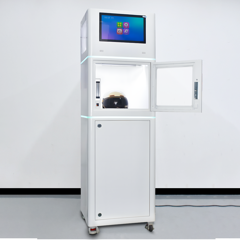 UPUS Professional Helmet Cleaning & Sanitizing Machine - 360° UV Sterilization, Deodorizing & Fast Drying with 15.6