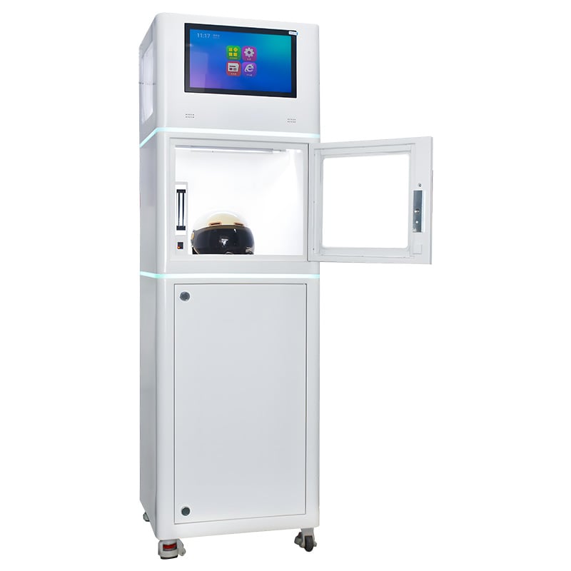 UPUS Professional Helmet Cleaning & Sanitizing Machine - 360° UV Sterilization, Deodorizing & Fast Drying with 15.6