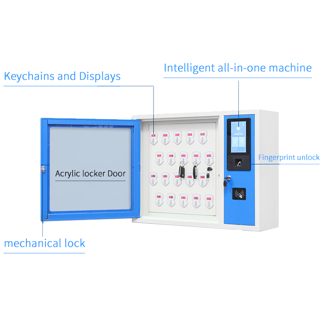 UPUS RFID Smart Key Cabinet - Electronic Key Management with Biometric Access & Real-Time Tracking