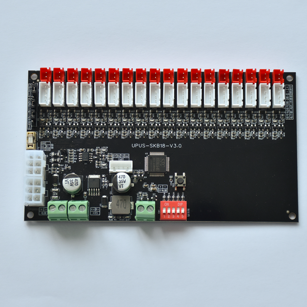 Hot Sale 18 Channel SKB18  Lock/Led Control Board for Smart LockerVending Machine Cabinet System Access Control Smart Board