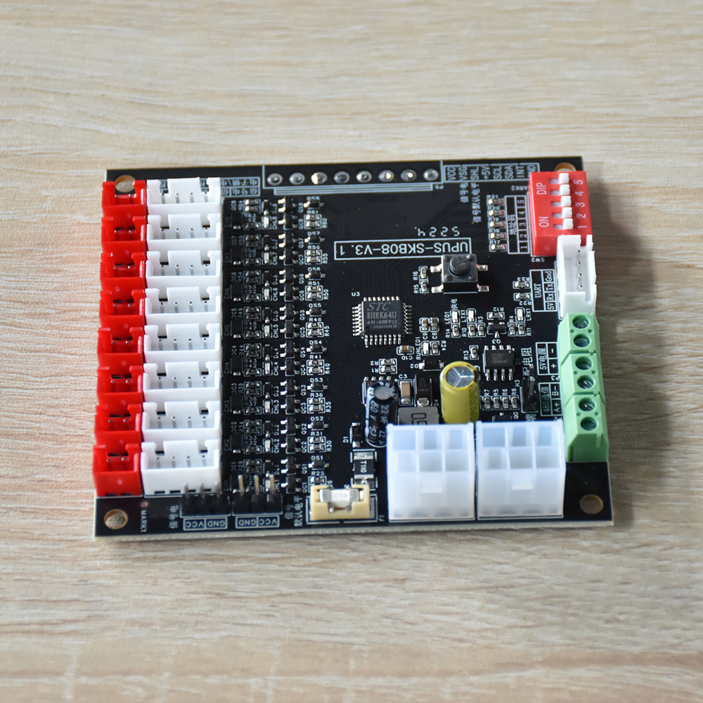 High Quality 8-Channel RS485 Lock Control Board with LED Light for Smart Locker and Smart Vending Machine Consumer Electronics