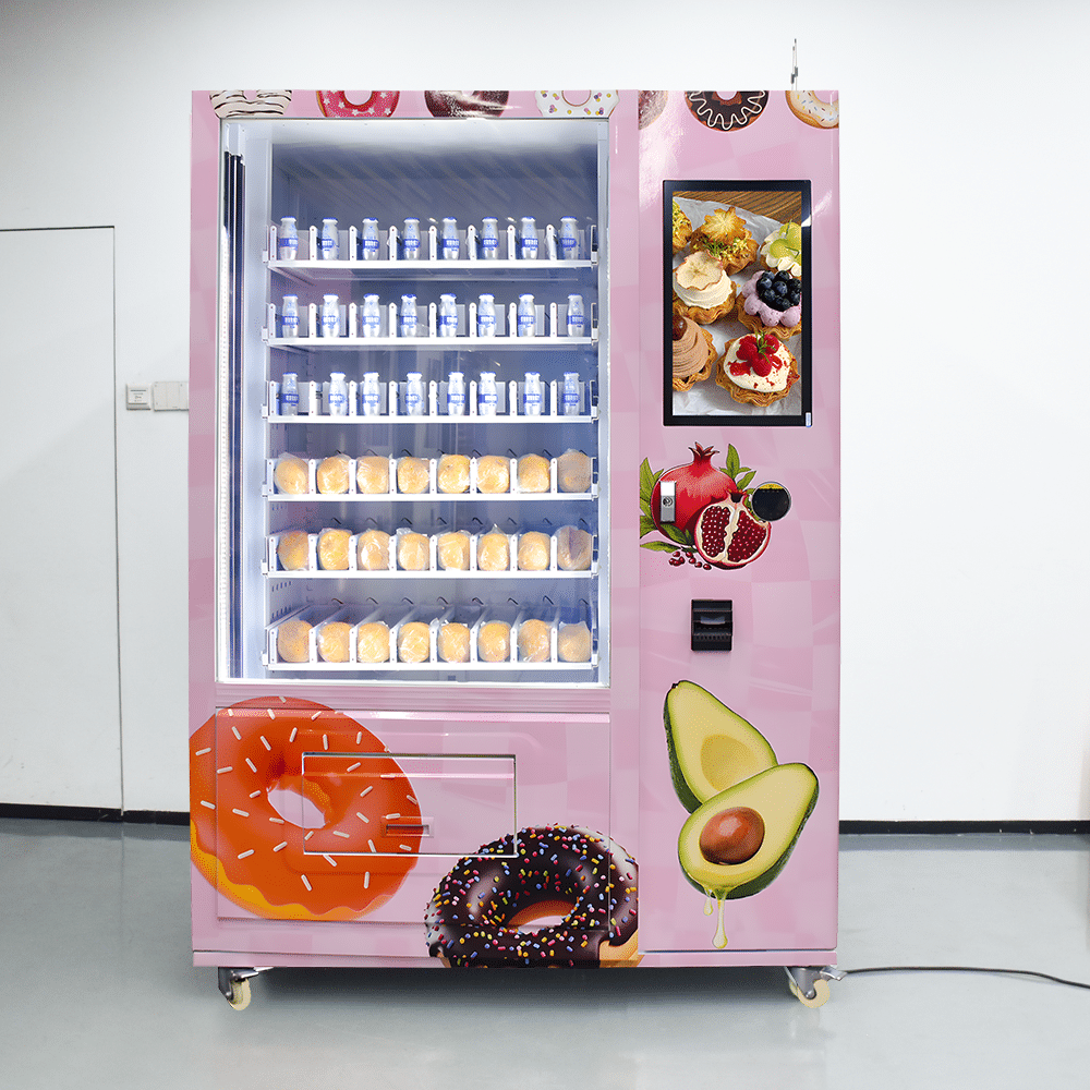 UPUS Y-Axis Refrigerated Vending Machine with Lift System - 21.5
