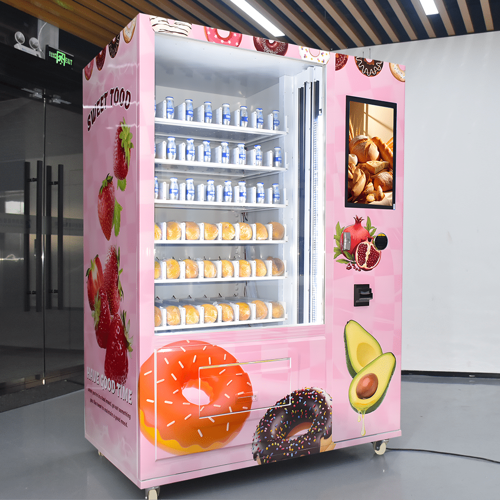UPUS Y-Axis Refrigerated Vending Machine with Lift System - 21.5