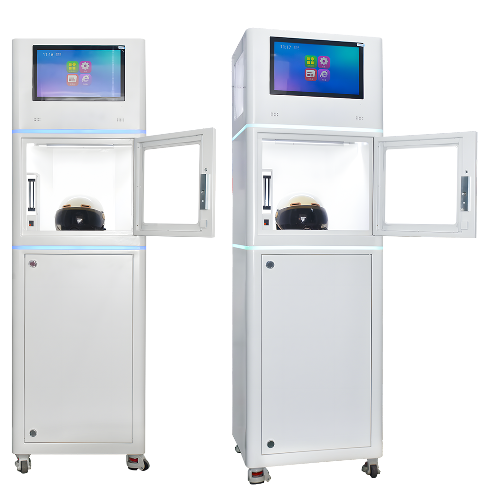 UPUS Professional Helmet Cleaning & Sanitizing Machine - 360° UV Sterilization, Deodorizing & Fast Drying with 15.6
