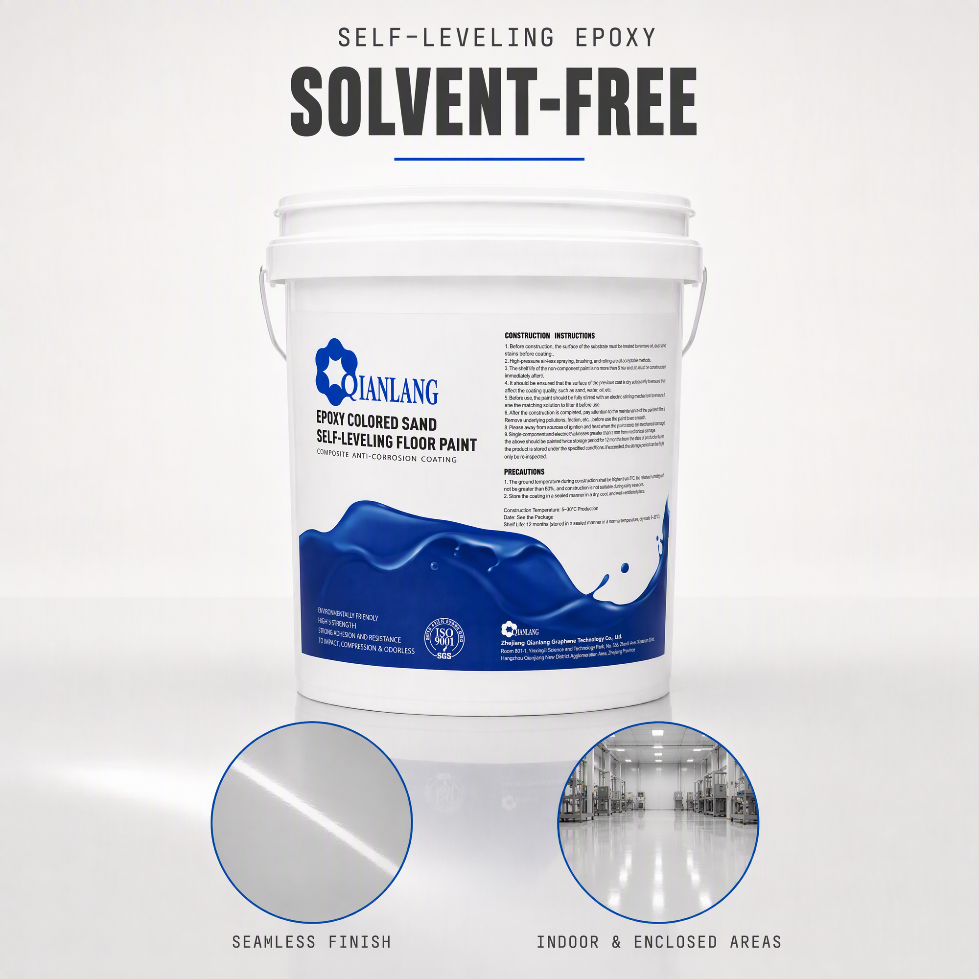 Solvent Free Epoxy Self-leveling Floor Coating
