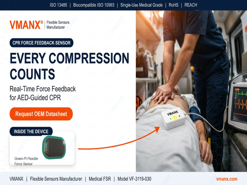 FSR Sensor for Medical Force Monitoring | VMANX