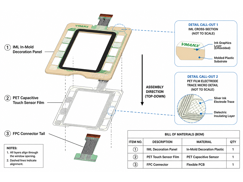 Capacitive Sensing Film Sensor — Rework Cut Risk Assessment
