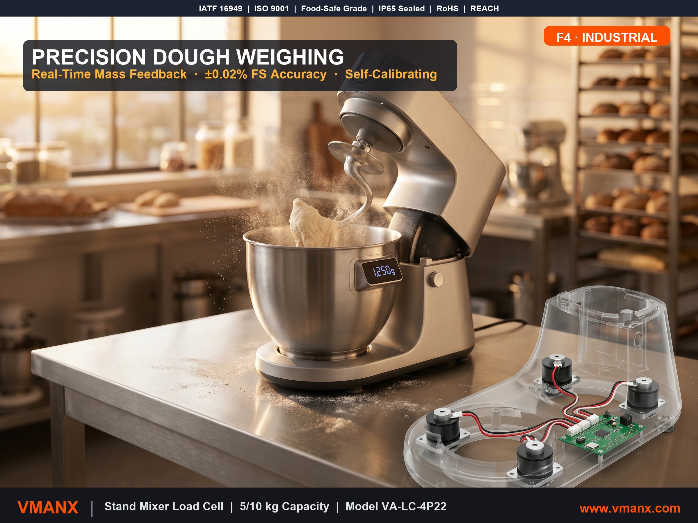 PRECISION DOUGH WEIGHING