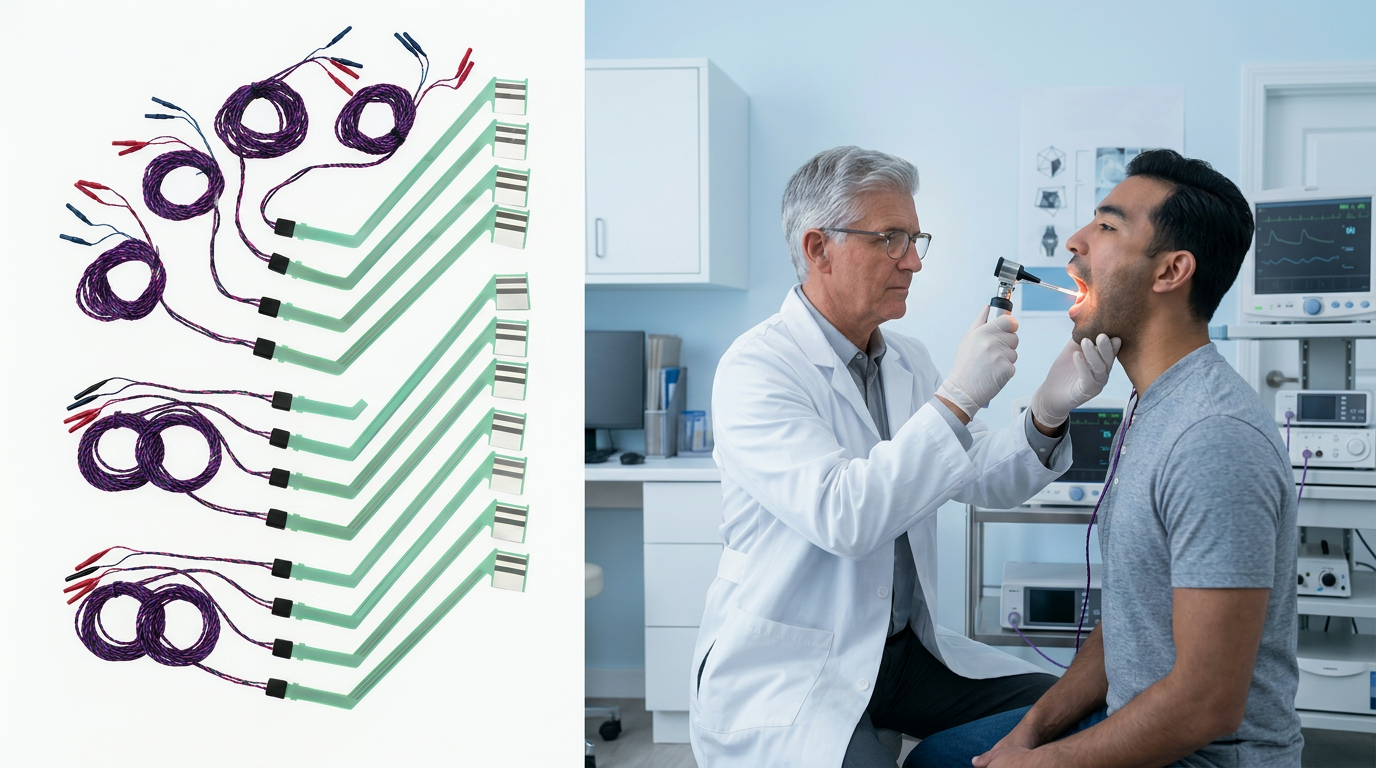 EMG Sensor laryngeal Reverse Electrode Sensors