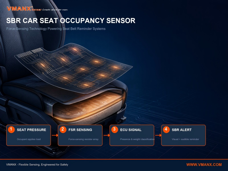 SBR Car Seat Occupancy Sensor: Key Features & FAQs | VMANX