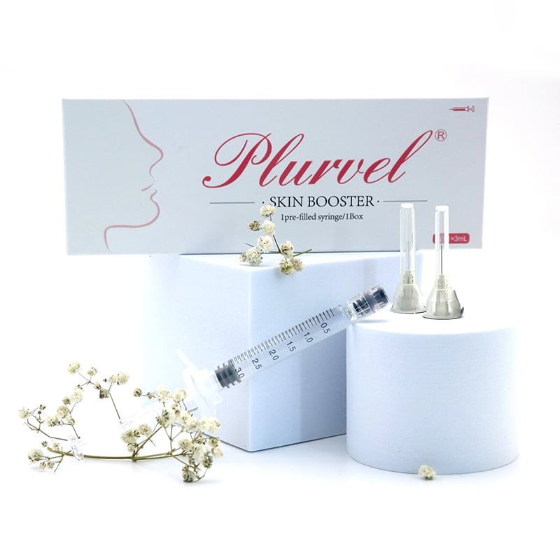 Plurvel 18mg Skin Booster Pure Hyaluronic Acid HA Dermal Filler 3cc for Anti-aging Whitening Hydrating Moisturizing Firming