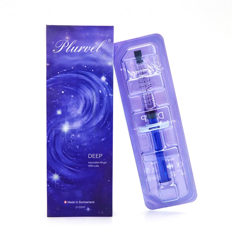 Plurvel Medical 10ml Deep Facial Shaping 100% Pure Hyaluronic Acid Dermal Filler Long Lasting HA for Nose Chin Face