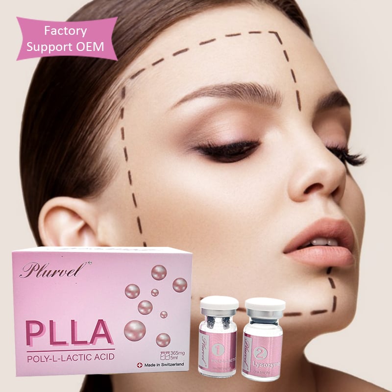 Plurvel PLLA Acid Poly-L-Lactic Acid Powder Sculptra Filler Radiesse Injection