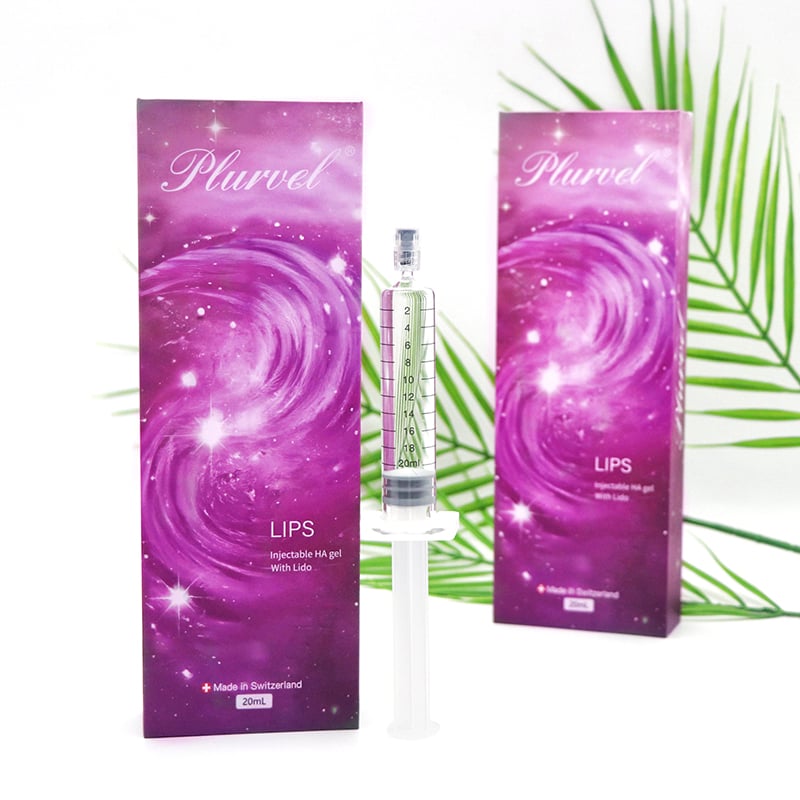 Plurvel Medical 20ml Lips Filler Hyaluronic Acid Dermal Filler HA Injection for Lip Enlargement