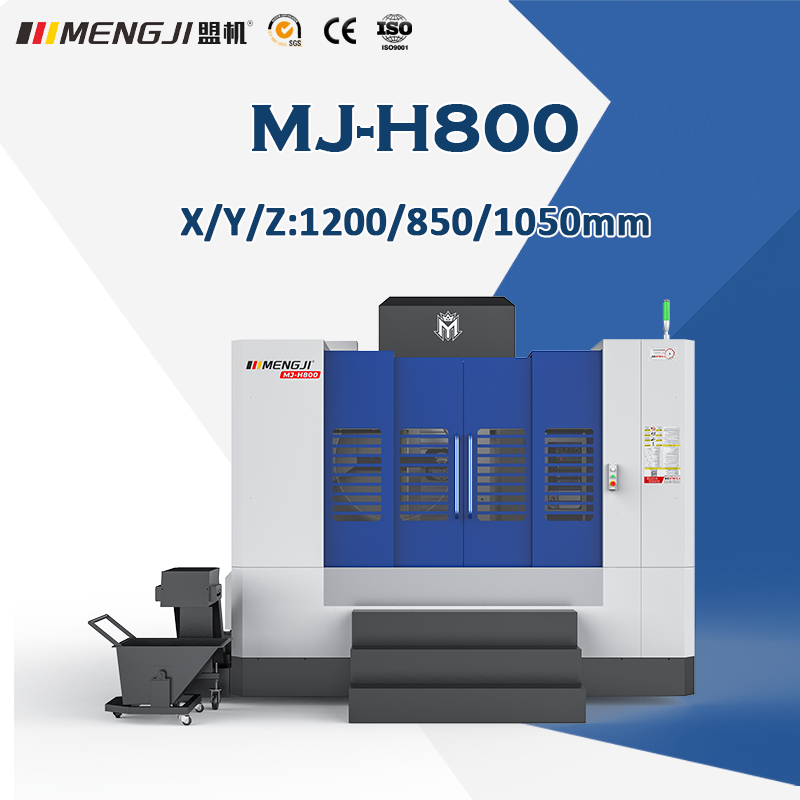 CNC vodorovný obráběcí stroj MJ-H800 X1200 Y850 Z1050 BT-50 4osý kovový obráběcí stroj