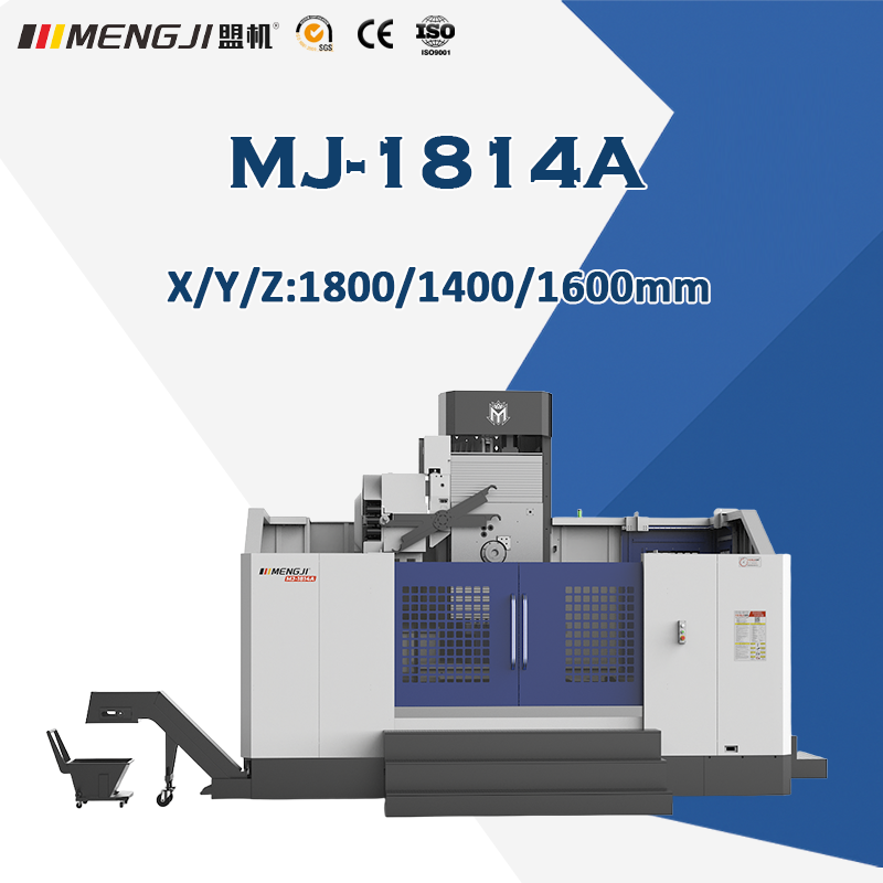 Horisontale CNC Werktuigkundige Sentrum MJ-1814A Groot Werktafel 2000*900mm Mitsubishi M80B vir Staal & Yster Komponente Vervaardiging
