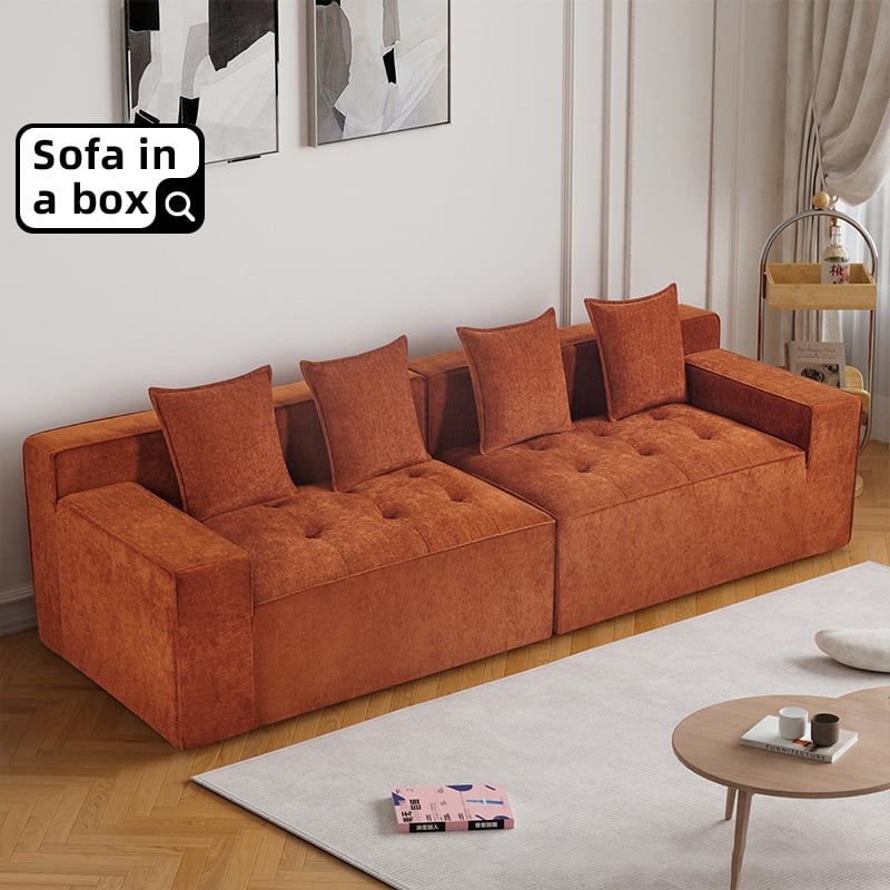 Compressed Sectional Couch Most Comfortable Custom Modern Sectional Sofa in a box