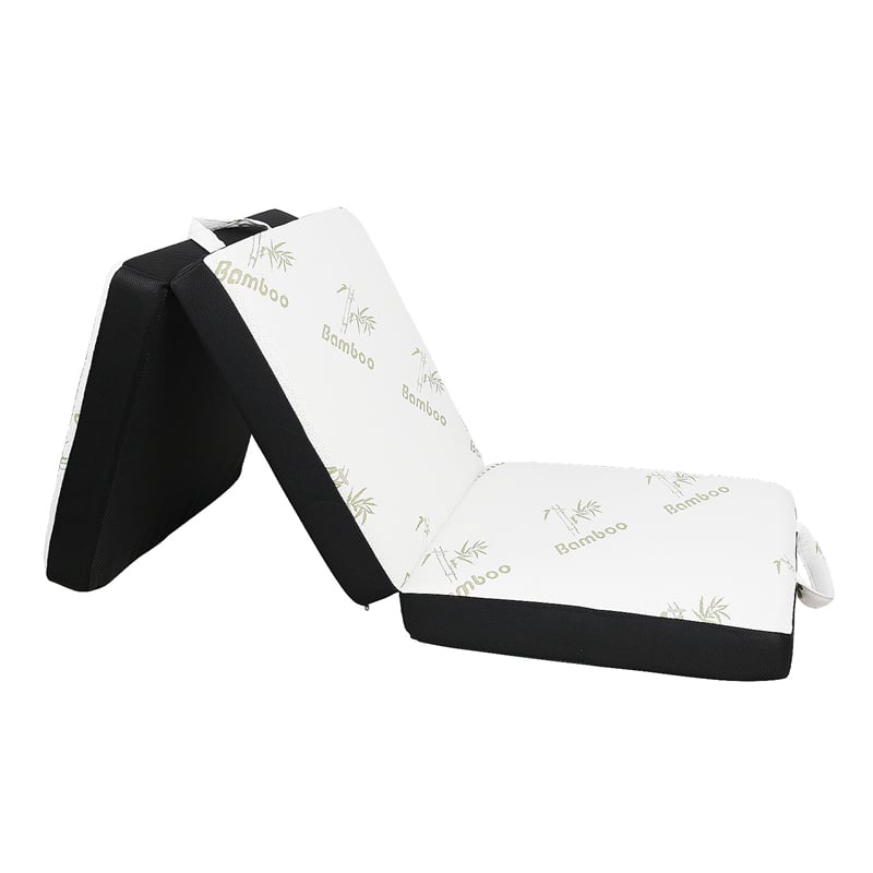 Tri-Fold Memory Foam Mattress - 3 Inch, CertiPUR-US® Certified, Portable & Orthopedic Support