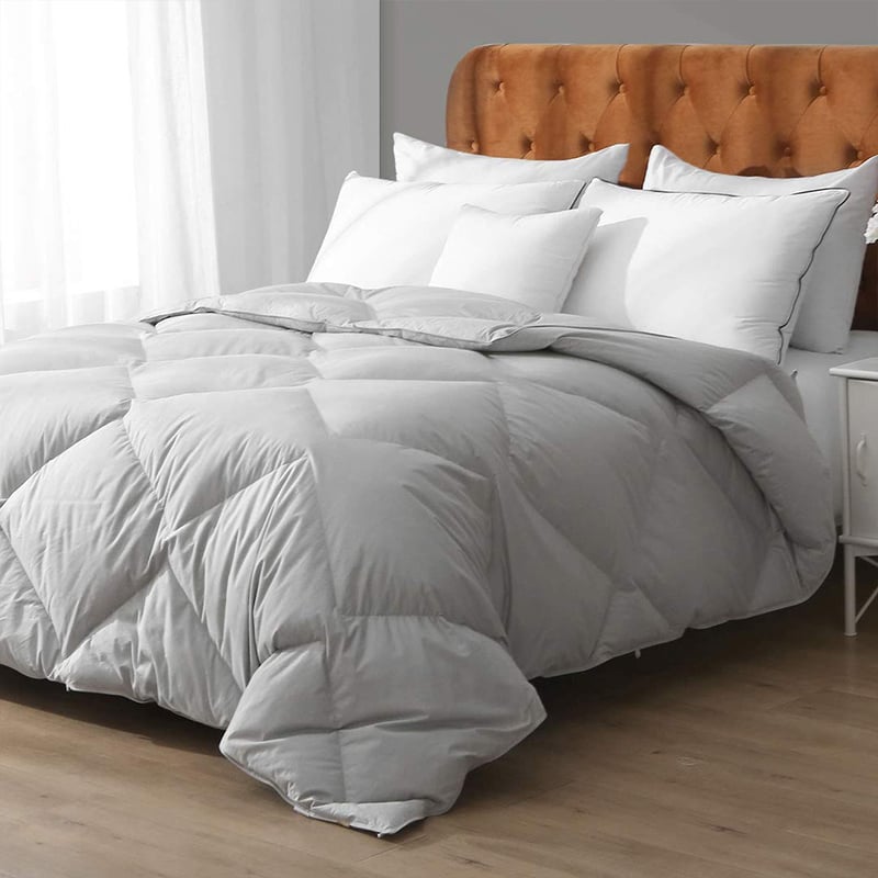 Luxury Linen-Blend Comforter - All Sizes, USDA Organic Certified, Breathable & Anti-Pilling