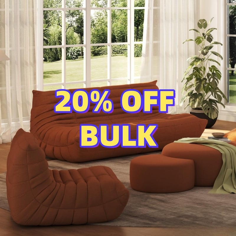 20% OFF BULK Living Room Couch Set Modern 3 Piece Recliner Sofa And Loveseat Set For Living Room