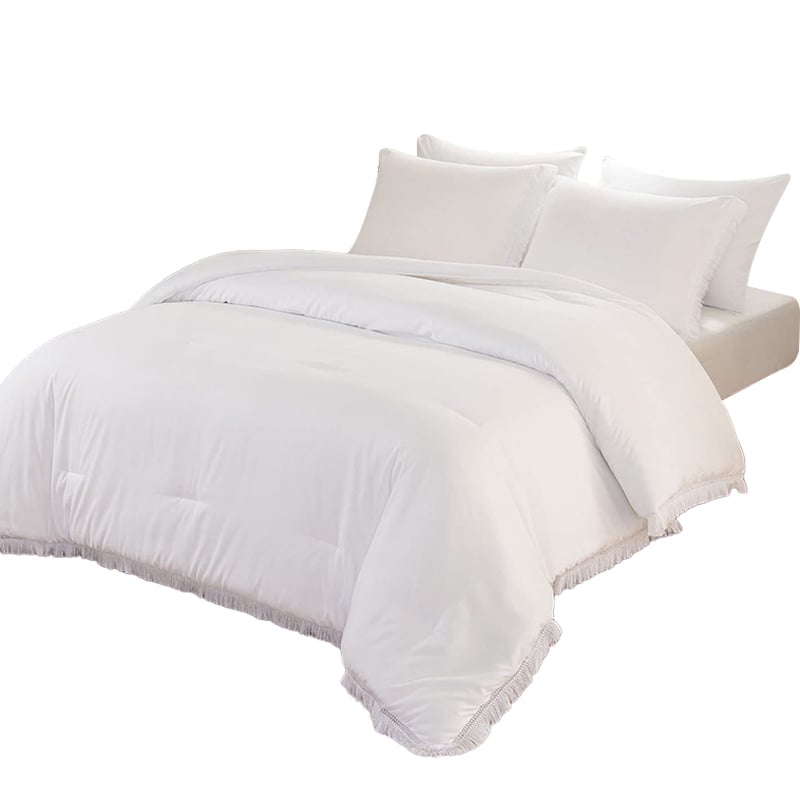 Hemp-Blend Antimicrobial Comforter - Queen/King, GRS & USDA Certified, Moisture-Control