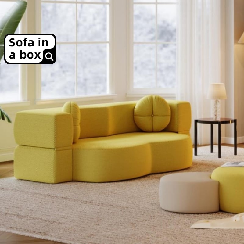 Sofa Convertible into Bed 2 Seater Convertible Sofa Sleepers Bed Couch in a Box