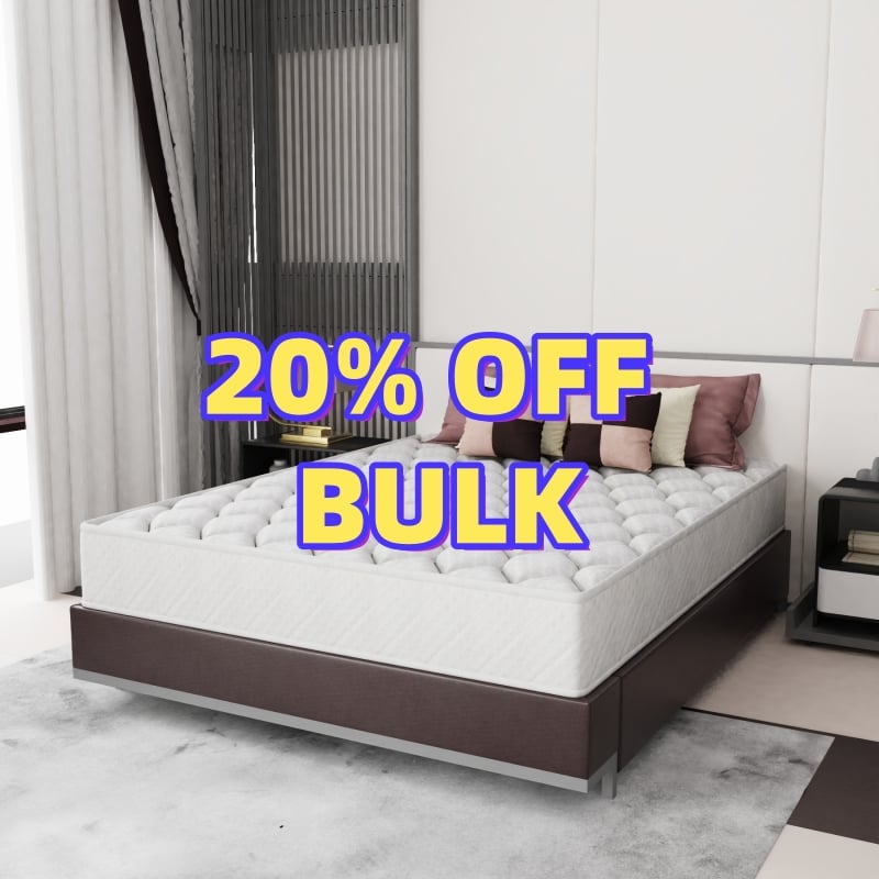 20% wholesale discount for bulk purchasers at MOQ: 100 units Orthopedic Compressed Cooling Memory Foam Bed Mattress
